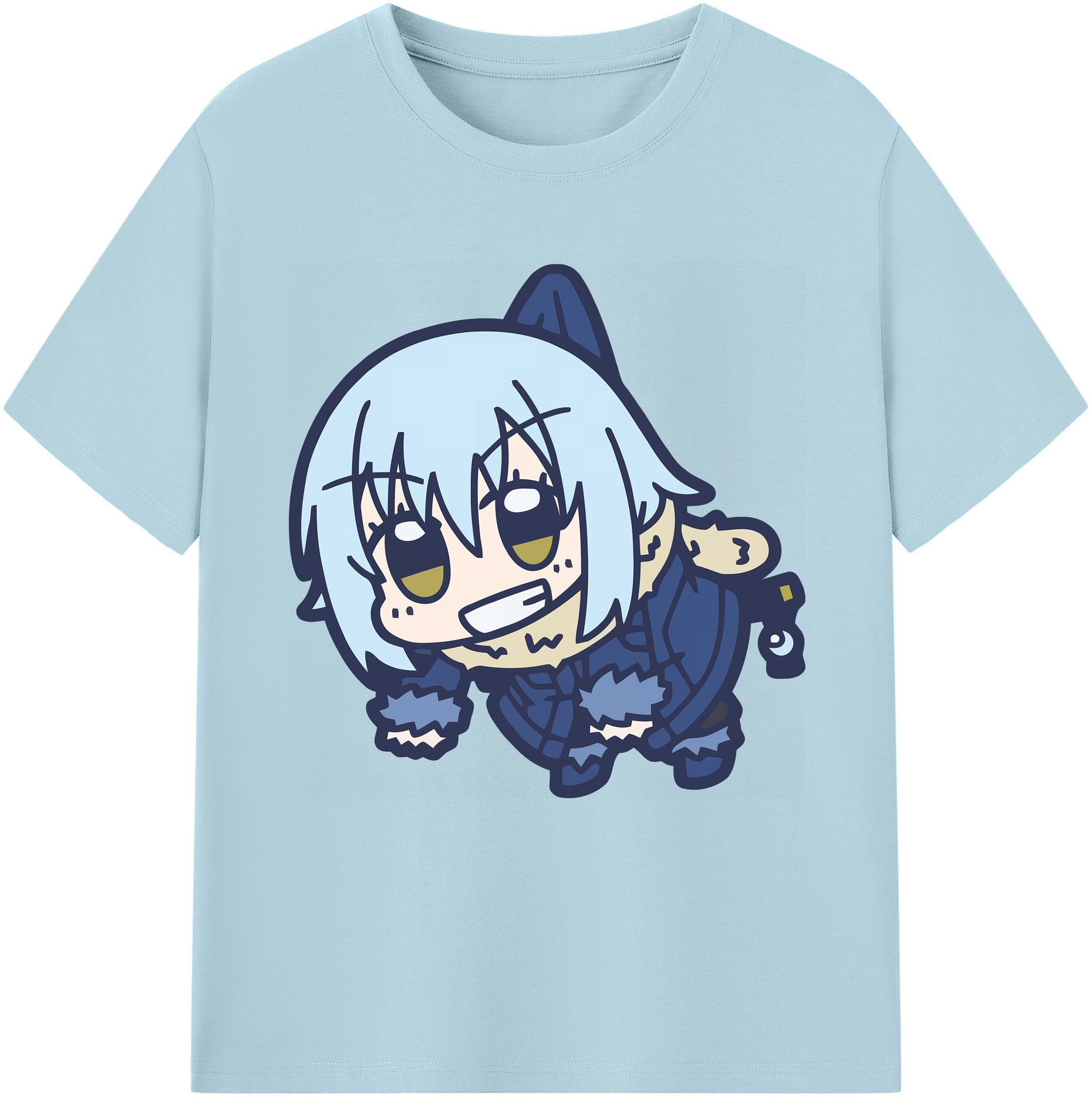 （画像用） 転スラ Regarding Reincarnated to Slime 綿100％半袖Tシャツ（フロントプリント）